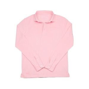 Brooks brothers pink long sleeve collared polo
